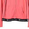 Vintage pink Champion Zip Up - womens large