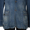 Vintage blue Benetton Denim Jacket - womens x-large