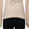 Vintage cream Paris Hard Rock Cafe Hoodie - womens small