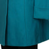 Vintage teal Benetton Overcoat - womens large