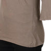 Vintage grey Sisley Long Sleeve Top - womens medium