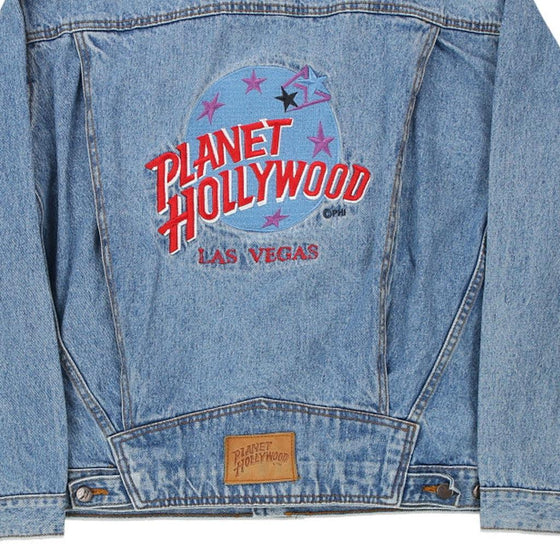 Vintage blue Planet Hollywood Denim Jacket - mens medium