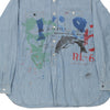 Vintage blue Polo Ralph Lauren Denim Shirt - mens x-large