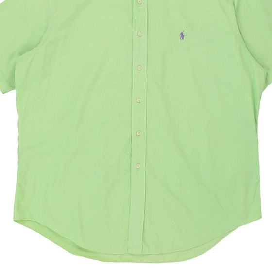 Vintage green Classic Fit Ralph Lauren Short Sleeve Shirt - mens x-large