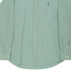 Vintage green Custom Fit Ralph Lauren Shirt - mens x-large