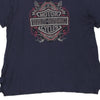 Vintage navy Harley Davidson T-Shirt - womens large