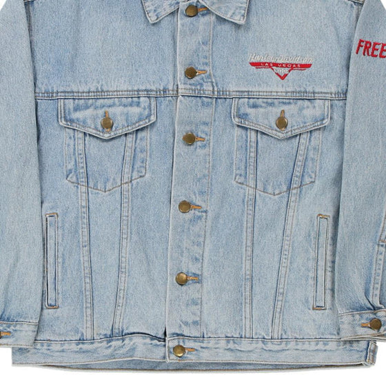 Vintage blue Harley Davidson Denim Jacket - mens small