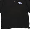 Vintage black Black n Blue Ball 2003 Harley Davidson Polo Shirt - mens large