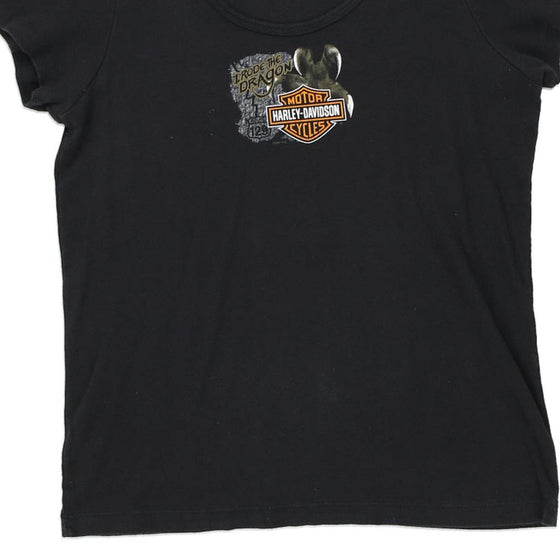 Vintage black Smoky Mountain Harley Davidson T-Shirt - womens x-large