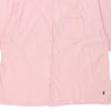 Vintage pink Ralph Lauren Polo Shirt - mens xx-large