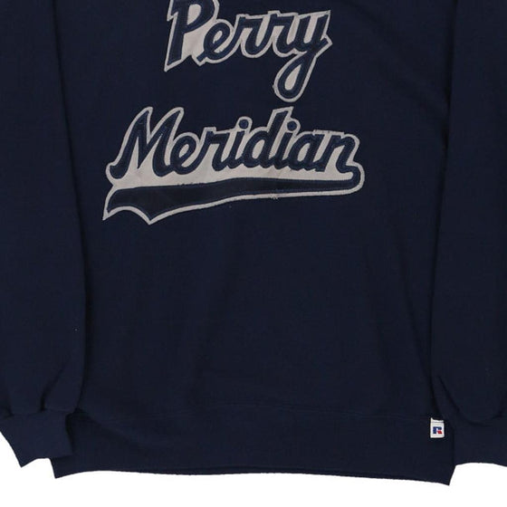 Vintage navy Made in U.S.A. Perry Meridian Russell Athletic Sweatshirt - mens x-large