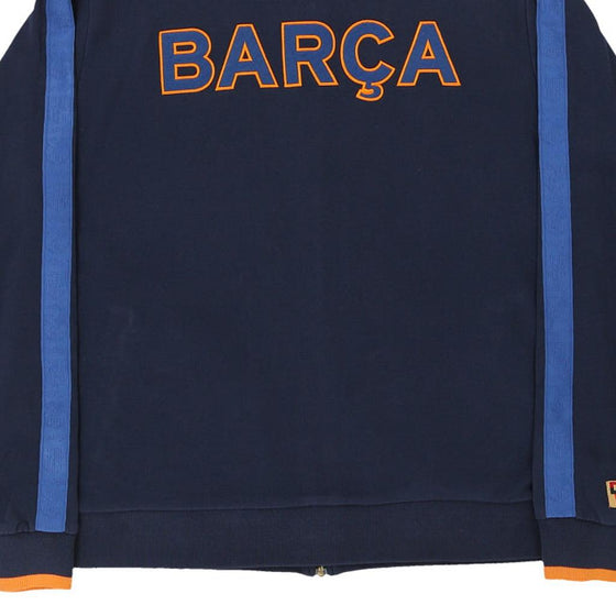 Vintage navy FC Barcelona Nike Zip Up - mens x-large