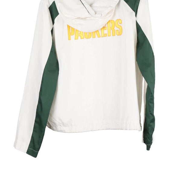 Vintage white Green Bay Packers Nfl Jacket - womens small