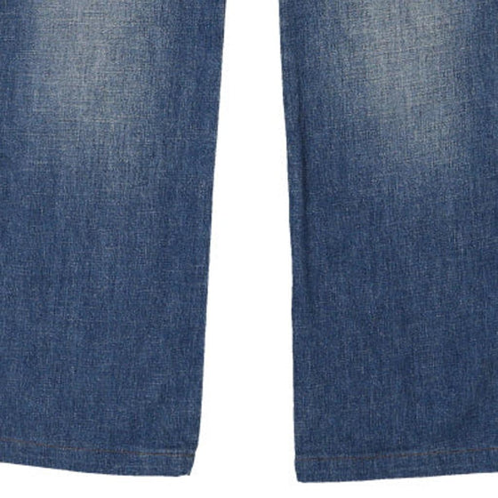 Roberto Cavalli Wide Leg Jeans - 31W UK 14 Blue Cotton