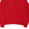 Vintage red Ralph Lauren 1/4 Zip - mens large