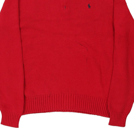 Vintage red Ralph Lauren 1/4 Zip - mens large