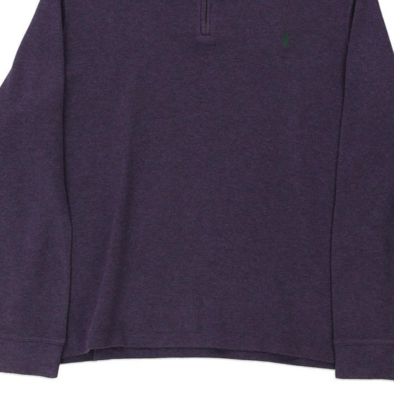 Vintage purple Ralph Lauren 1/4 Zip - mens large