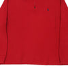 Vintage red Ralph Lauren 1/4 Zip - mens x-large