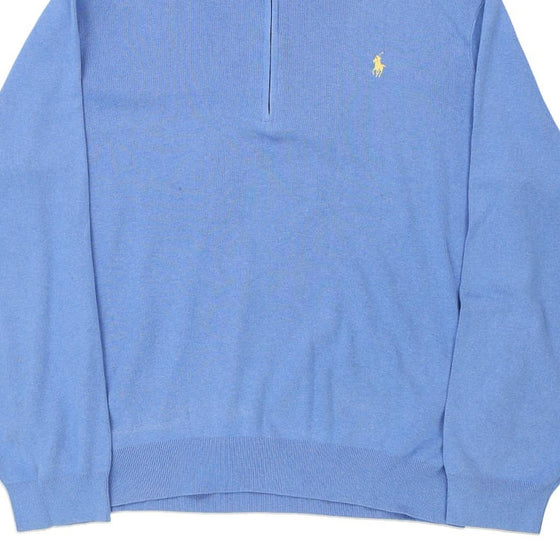 Vintage blue Ralph Lauren 1/4 Zip - mens xx-large