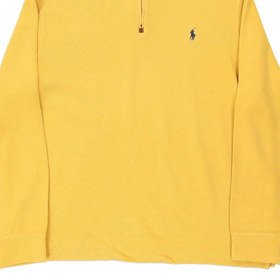 Vintage yellow Ralph Lauren 1/4 Zip - mens x-large