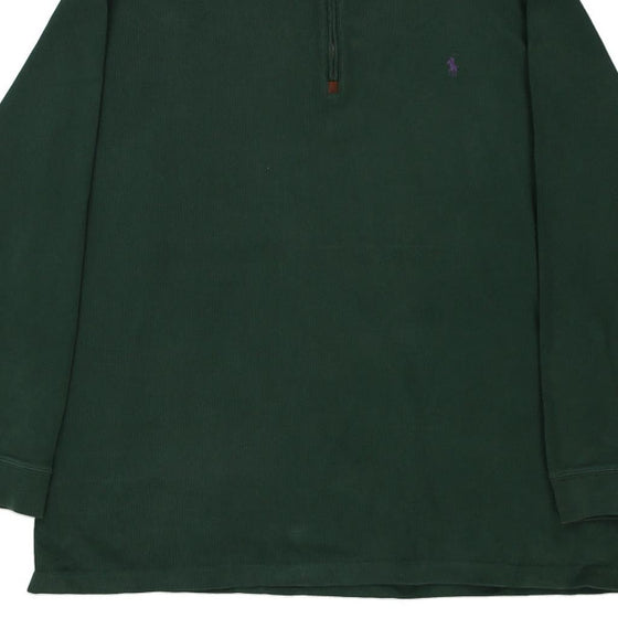 Vintage green Ralph Lauren 1/4 Zip - mens xxx-large