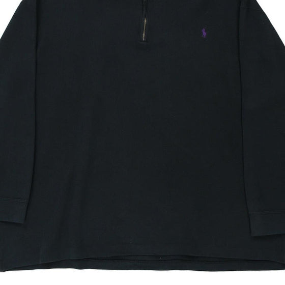 Vintage black Ralph Lauren 1/4 Zip - mens xx-large