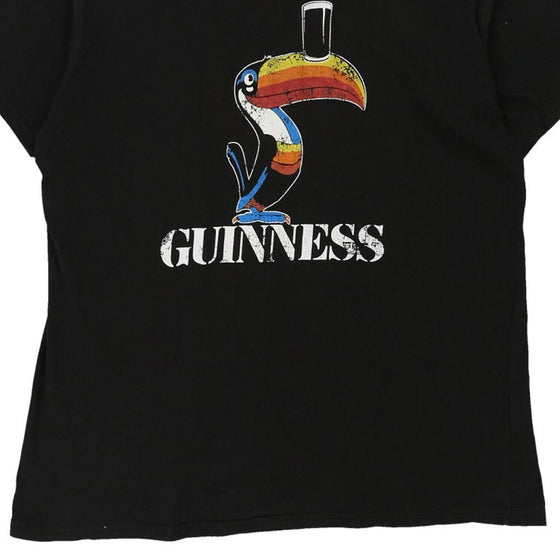 Vintage black Guinness T-Shirt - mens large