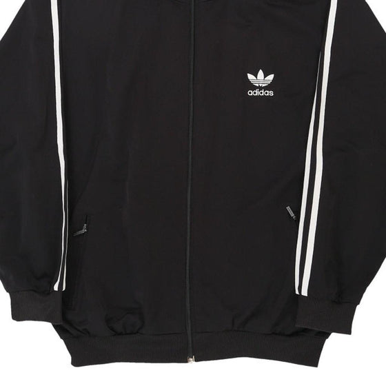 Vintage black Adidas Track Jacket - mens large