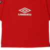 Vintage red Umbro T-Shirt - mens x-large