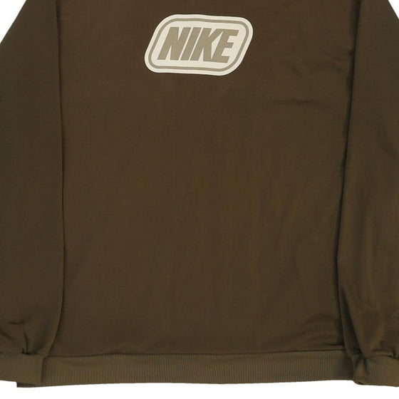 Vintage brown Nike Track Jacket - mens x-large