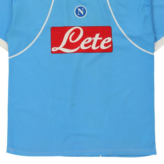 Vintage blue SSC Napoli Replica Football Shirt - mens x-large