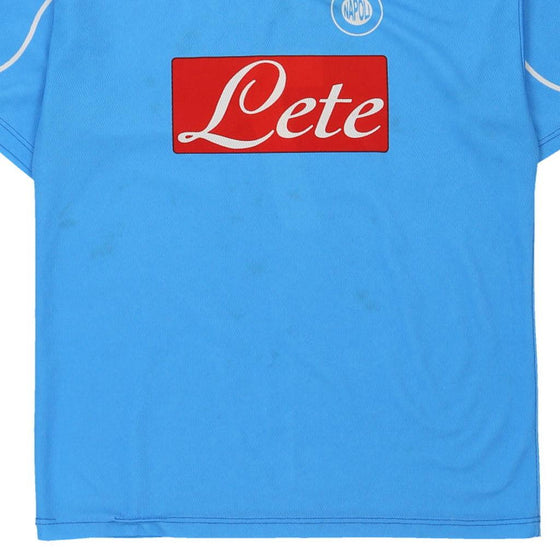 Vintage blue SSC Napoli Replica Football Shirt - mens x-large