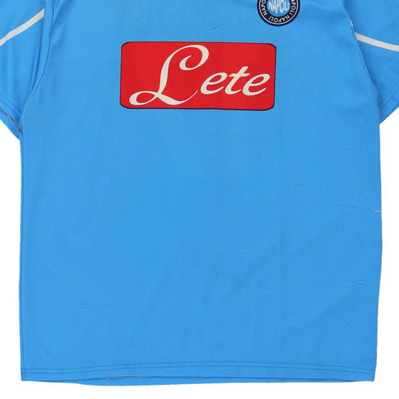 Vintage blue SSC Napoli Replica Football Shirt - mens x-large