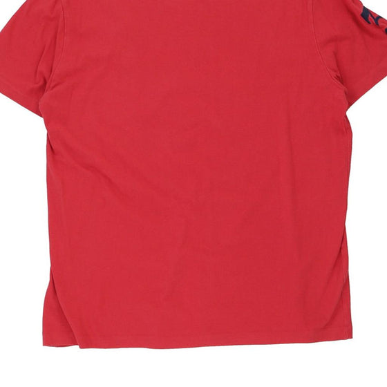 Ralph Lauren T-Shirt - Medium Red Cotton