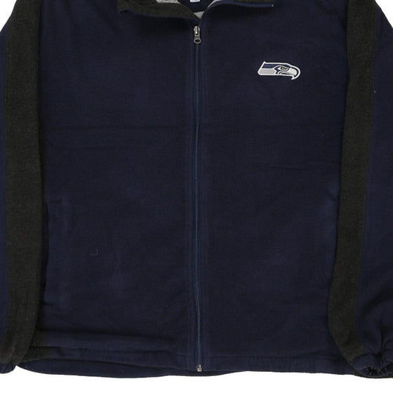 Vintage navy Seattle Seahawks Nfl Fleece - mens x-large