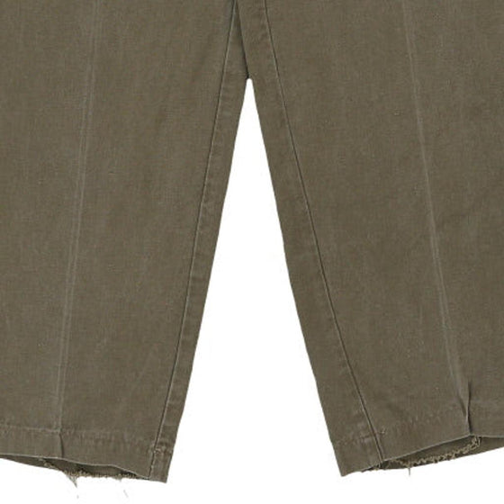 Vintage khaki Reworked Carhartt Cargo Trousers - womens 28" waist