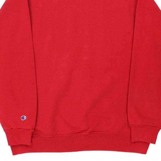 Vintage red Champion Sweatshirt - mens x-large