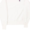 Vintage white Reversed Weave Champion Sweatshirt - mens small