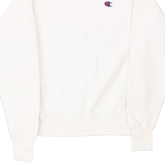 Vintage white Reversed Weave Champion Sweatshirt - mens small