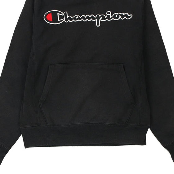 Vintage black Reversed Weave Champion Sweatshirt - mens small