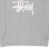 Vintage grey Stussy Sweatshirt - womens x-large