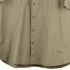 Vintage khaki Dockers Short Sleeve Shirt - mens x-large