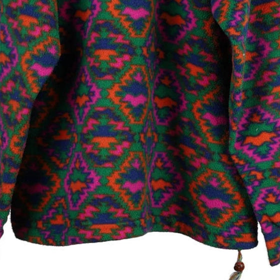 Vintage multicoloured Hello Fleece - mens x-large