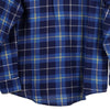 Vintage navy Mexican Flannel Shirt - mens medium