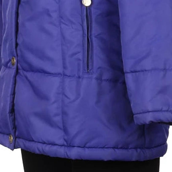 Vintage purple Burberry Puffer - womens medium