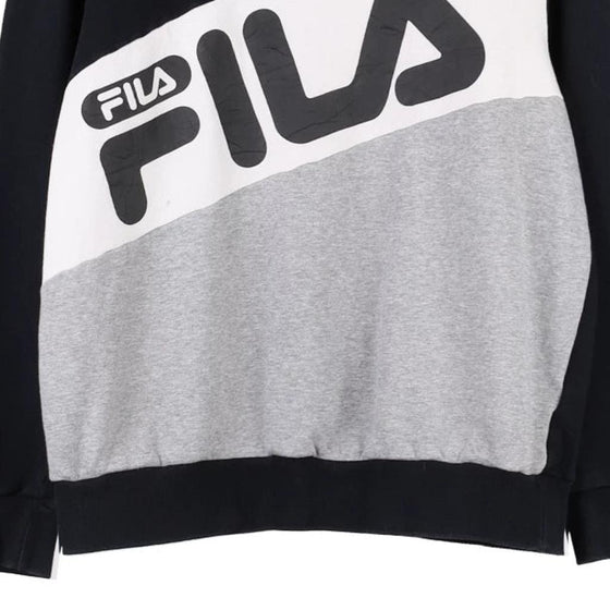 Vintage block colour Fila Sweatshirt - womens medium