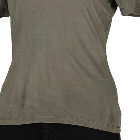 Vintage khaki Krizia Top - womens medium