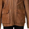 Vintage brown Ensto Leather Jacket - mens large