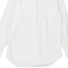 Burberry London Collarless Shirt - Large White Cotton