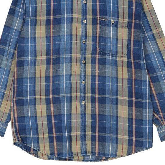 Vintage blue Dickies Flannel Shirt - mens large